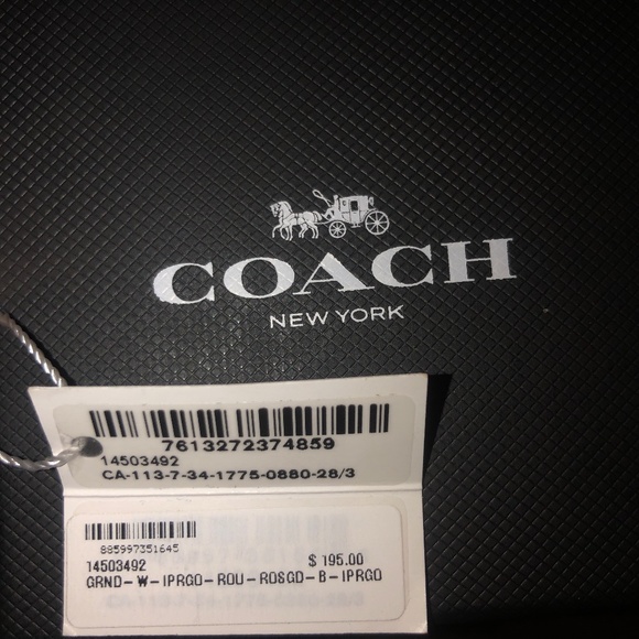 NIB DAZZLING COACH Rose Gold SPARKLE WATCH💖 - Picture 3 of 7